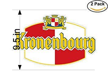 Kronenbourg Logo - Kronenbourg 4 Beer Logo Alcohol 2 Vinyl Stickers Decal Bumper Window