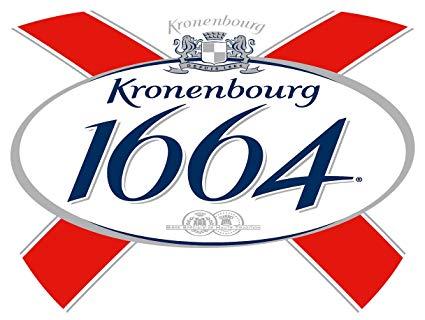 Kronenbourg Logo - SHAWPRINT KRONENBOURG 1664 BAR/PUB MAN CAVE SIGN RETRO METAL TIN ...