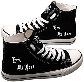 Kuroshitsuji Logo - Black Butler Kuroshitsuji Anime Logo Cosplay Shoes Canvas Shoes ...