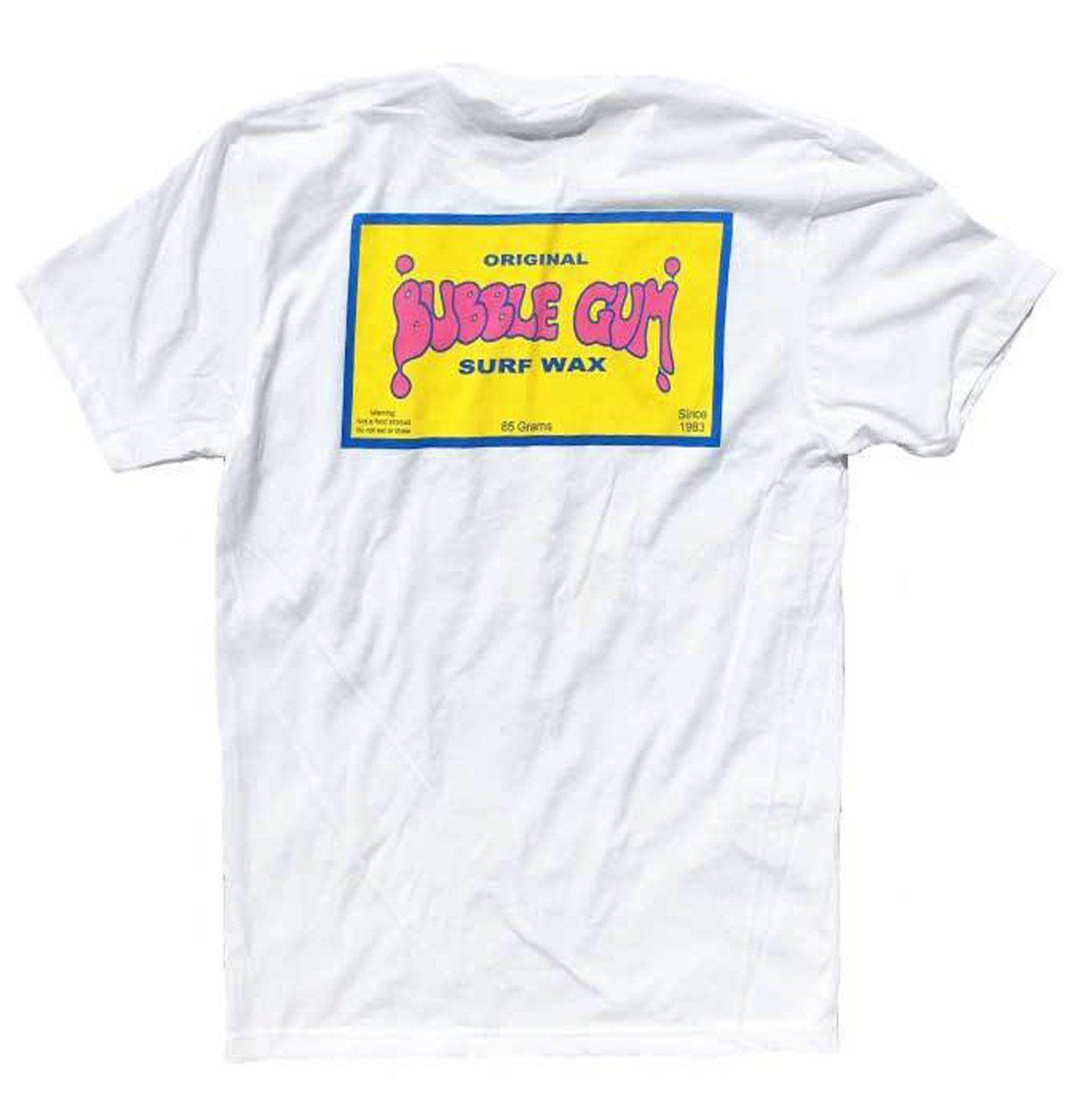 Wax Logo - Bubble Gum Surf Wax - Throwback Logo T Shirt