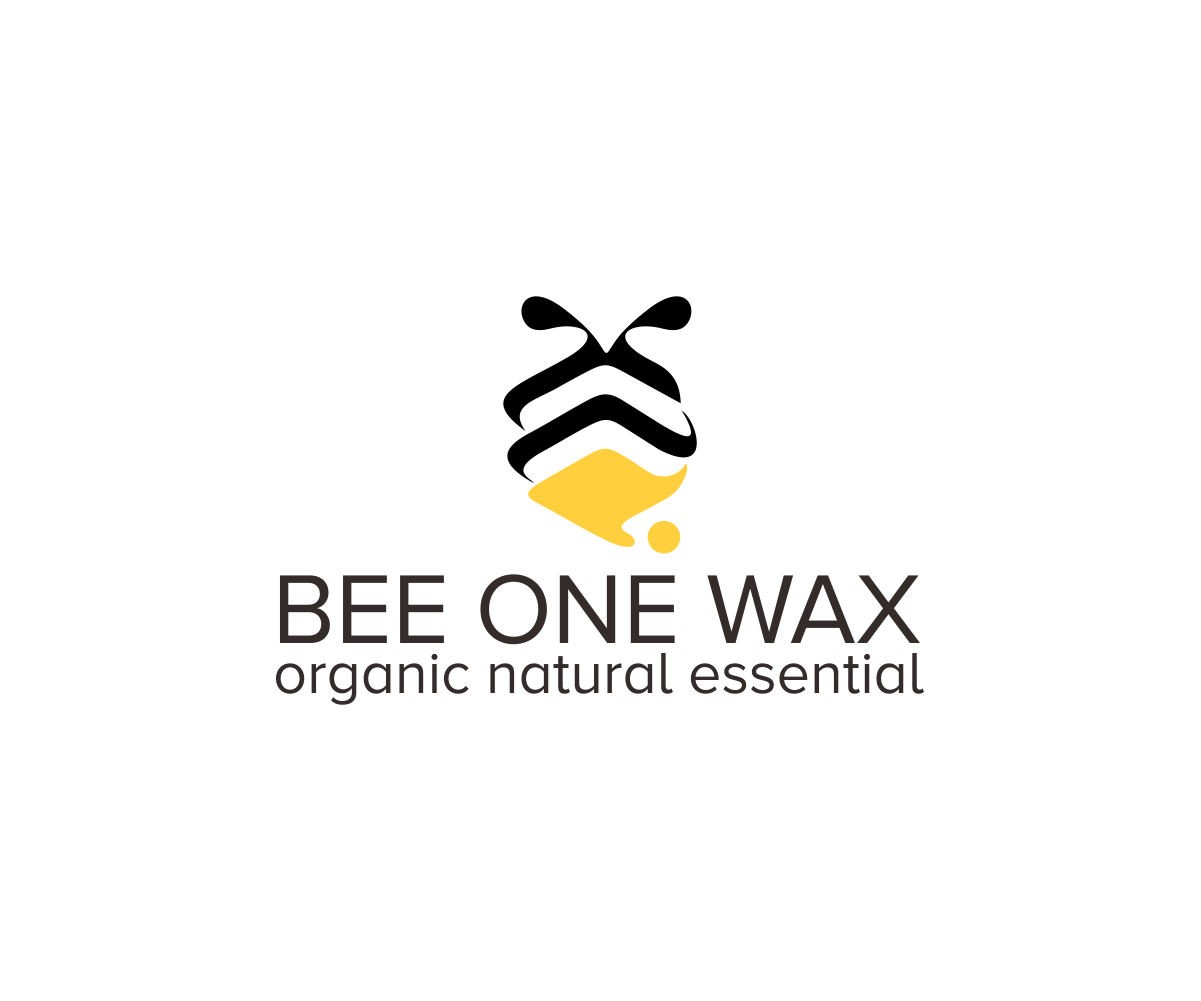 Wax Logo - Upmarket, Personable, Hair Care Product Logo Design for Bee O.N.E