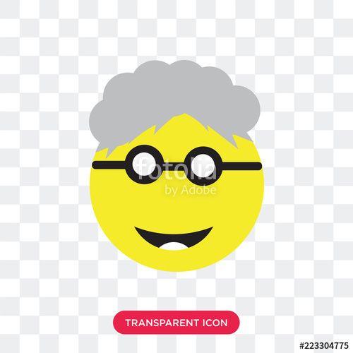 Grandmother Logo - Grandmother vector icon isolated on transparent background ...