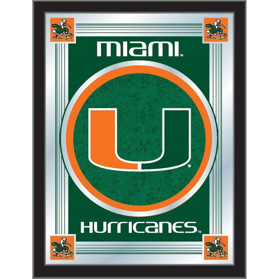 Hurricanes Logo - Miami Hurricanes 17'' x 22'' Logo Mirror