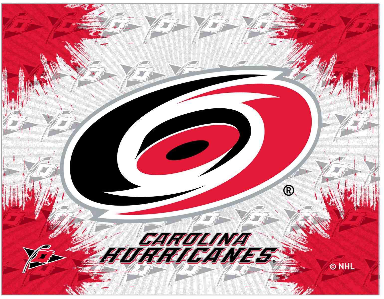 Hurricanes Logo - Carolina Hurricanes Canvas - Hurricanes Logo Default Title