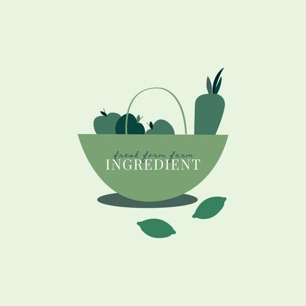 Ingredients Logo - Logo of healthy organic ingredients Vector | Free Download