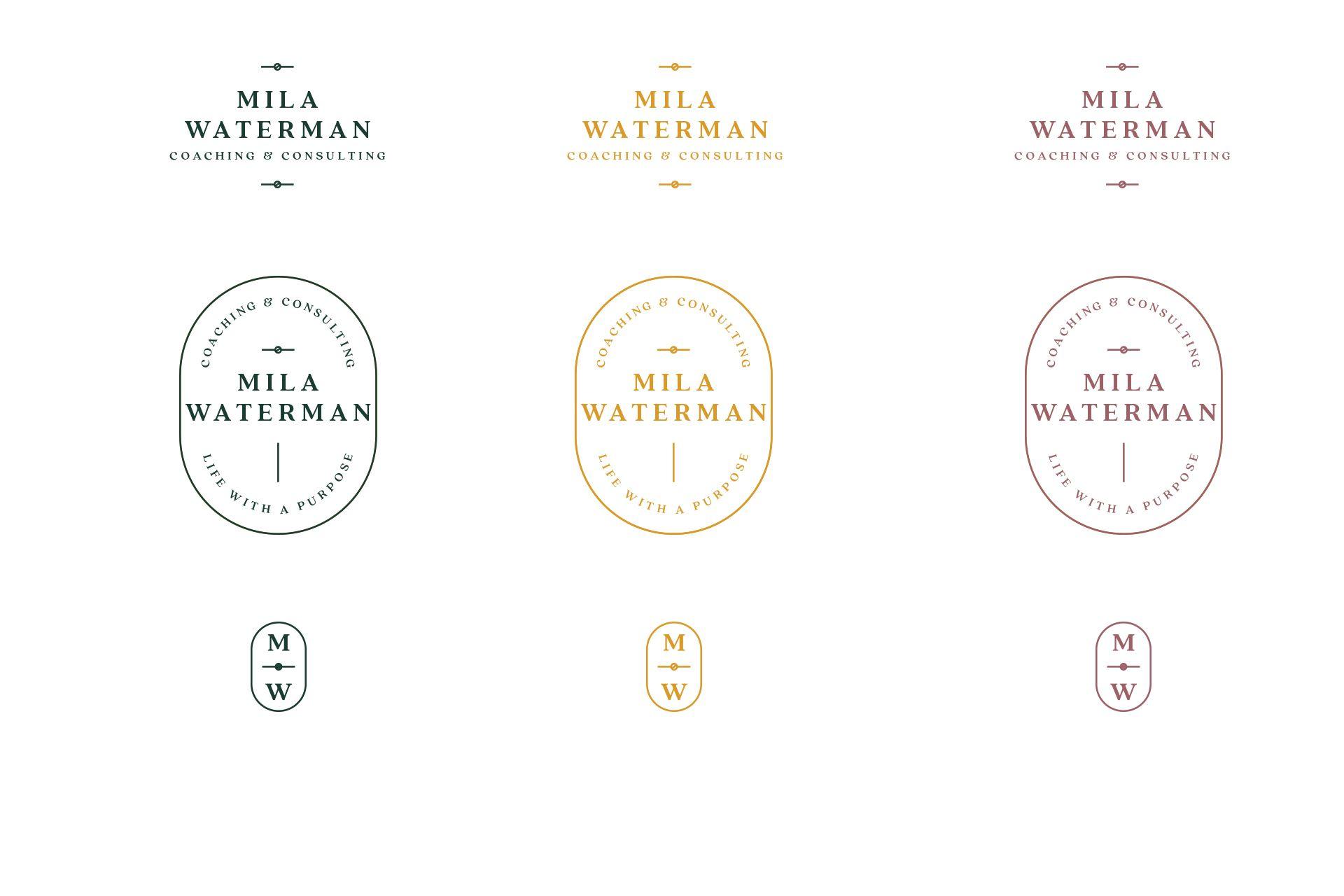 Waterman Logo - Funktional Branding | Mila Waterman Edition