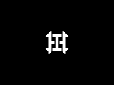 Interlocking Logo - Interlocking Letter HI Concept Logo. Free Gaming Logo. Logos