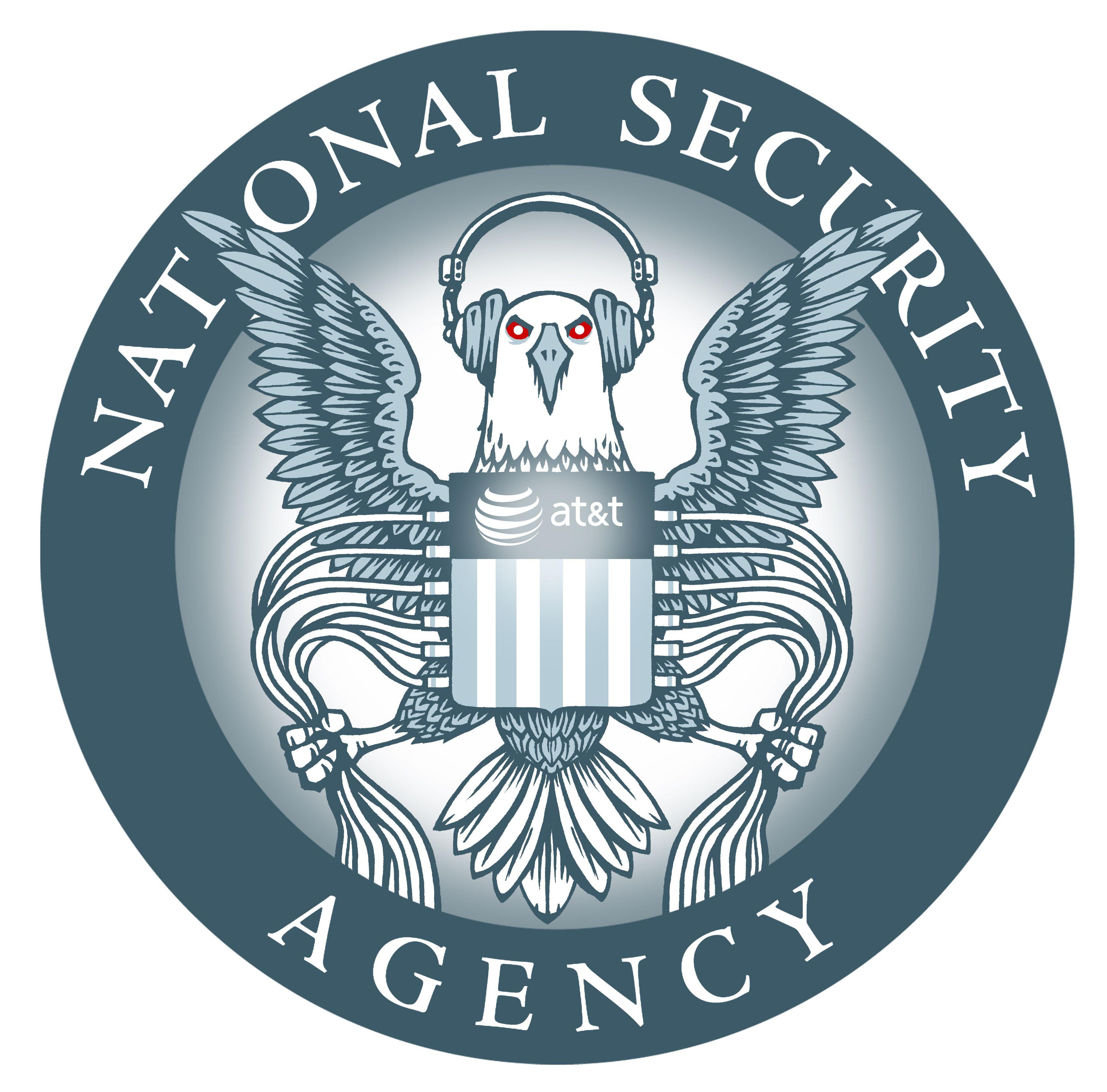 NSA Logo - EFF version of NSA