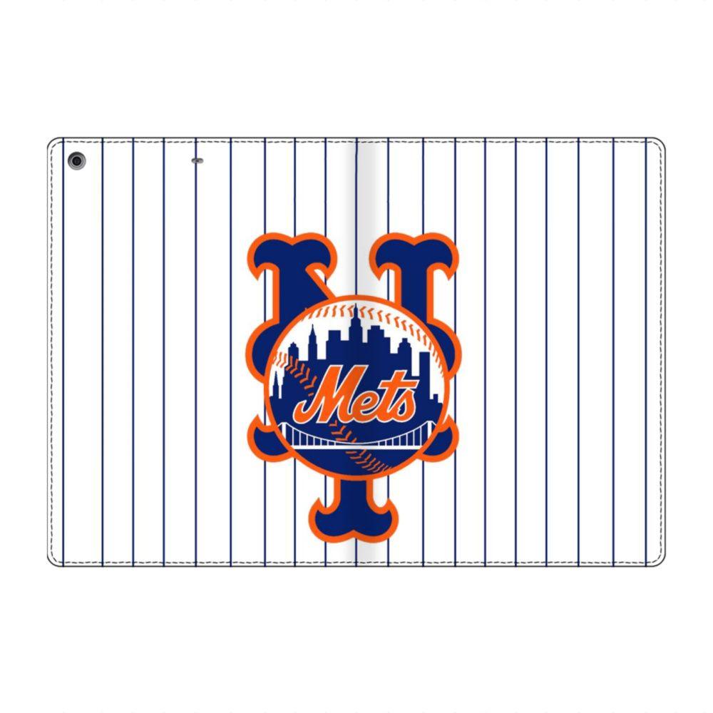 Interlocking Logo - New York Mets Baseball Logo Interlocking NY iPad 9.7 (2018) Folio Case