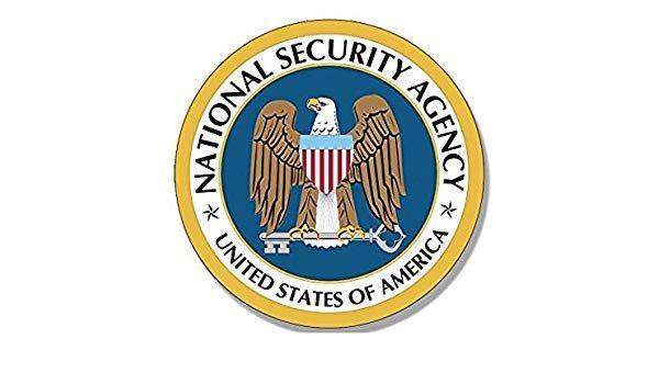 NSA Logo - Round NSA Seal Sticker national security agency spy tap
