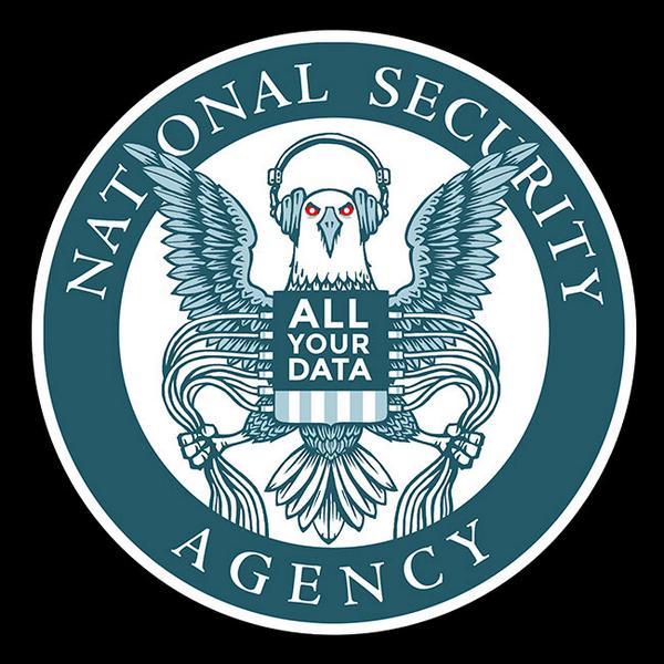 NSA Logo - EFF more fitting version of the NSA logo on