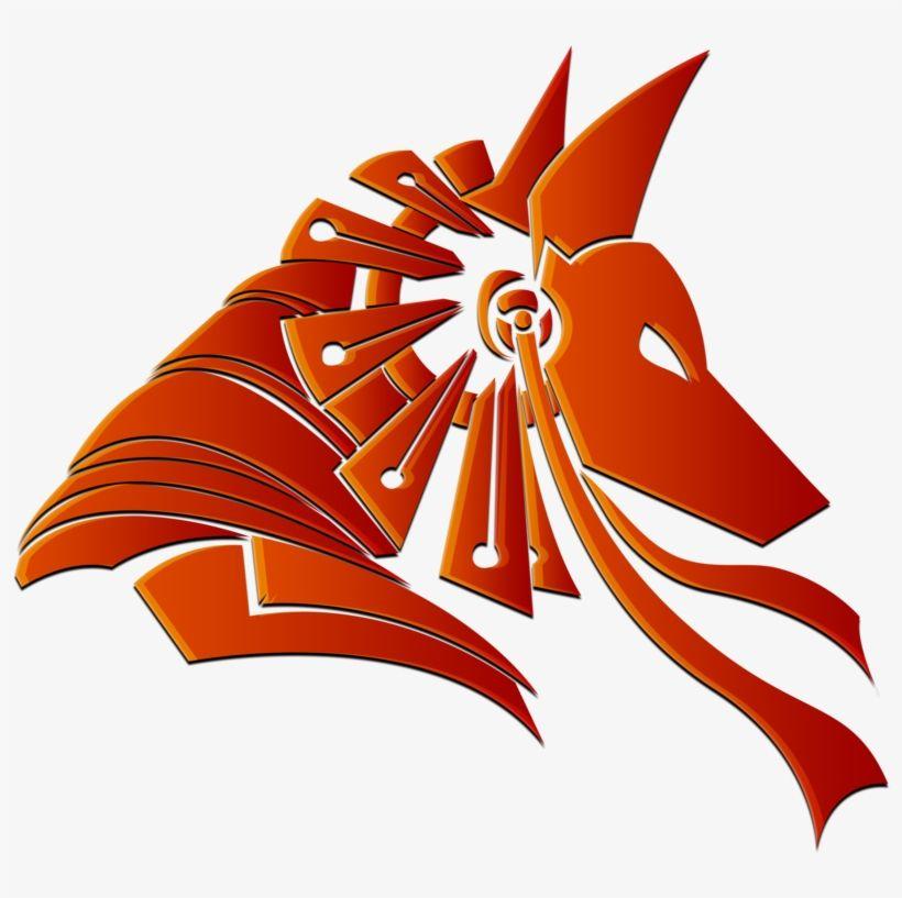 Anubis Logo - Ancient Egypt Red Orange - Anubis Logo Png - Free Transparent PNG ...