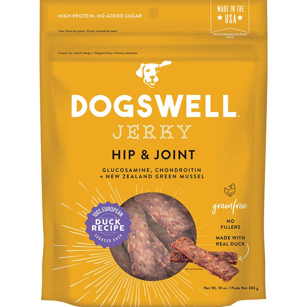 Dogswell Logo - Dogswell Hip & Joint Grain Free Duck Jerky Dog Treats 10oz Bag