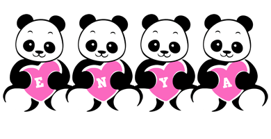 Enya Logo - Enya Logo. Name Logo Generator, Love Panda, Cartoon