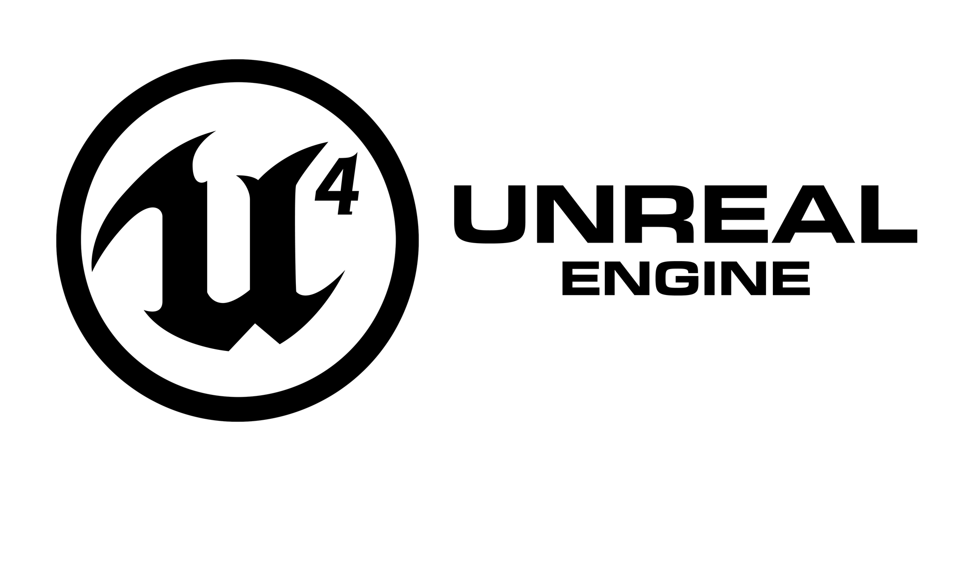 Unreal Logo - Unreal Engine 4 Logo Large