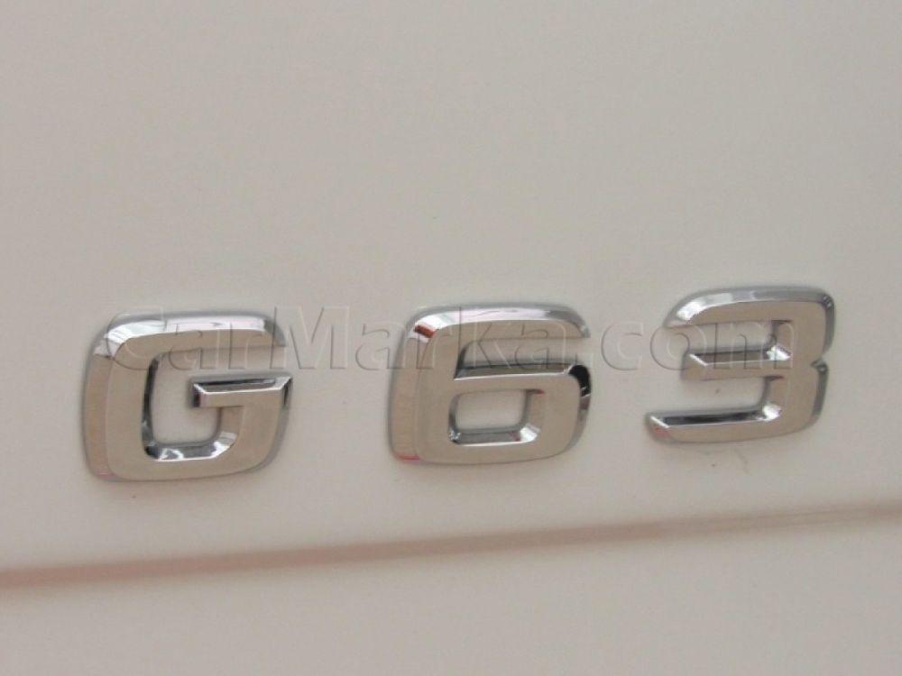 G-Class Logo - MERCEDES-BENZ G CLASS W463 (G63/G65) trunk logo g63 | CM-W463G63TRLC