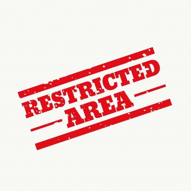 Restricted Logo - Restricted area rubber stamp Vector | Free Download
