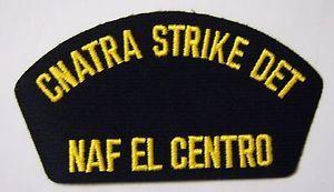 CNATRA Logo - Details About USN CAP JACKET PATCH STRIKE DET NAF EL CENTRO:FL13 1