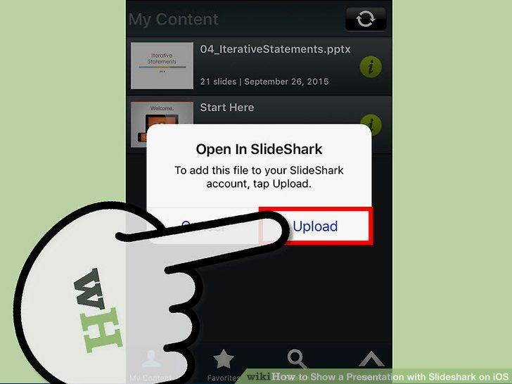 SlideShark Logo - How to Show a Presentation with Slideshark on iOS: 14 Steps