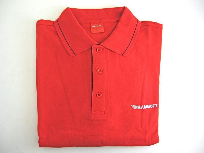 Mammoet Logo - Mammoet Logo Polo Shirt - Red - Size L-DHS Diecast Collectables, Inc