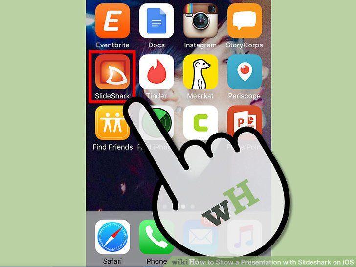 SlideShark Logo - How to Show a Presentation with Slideshark on iOS: 14 Steps