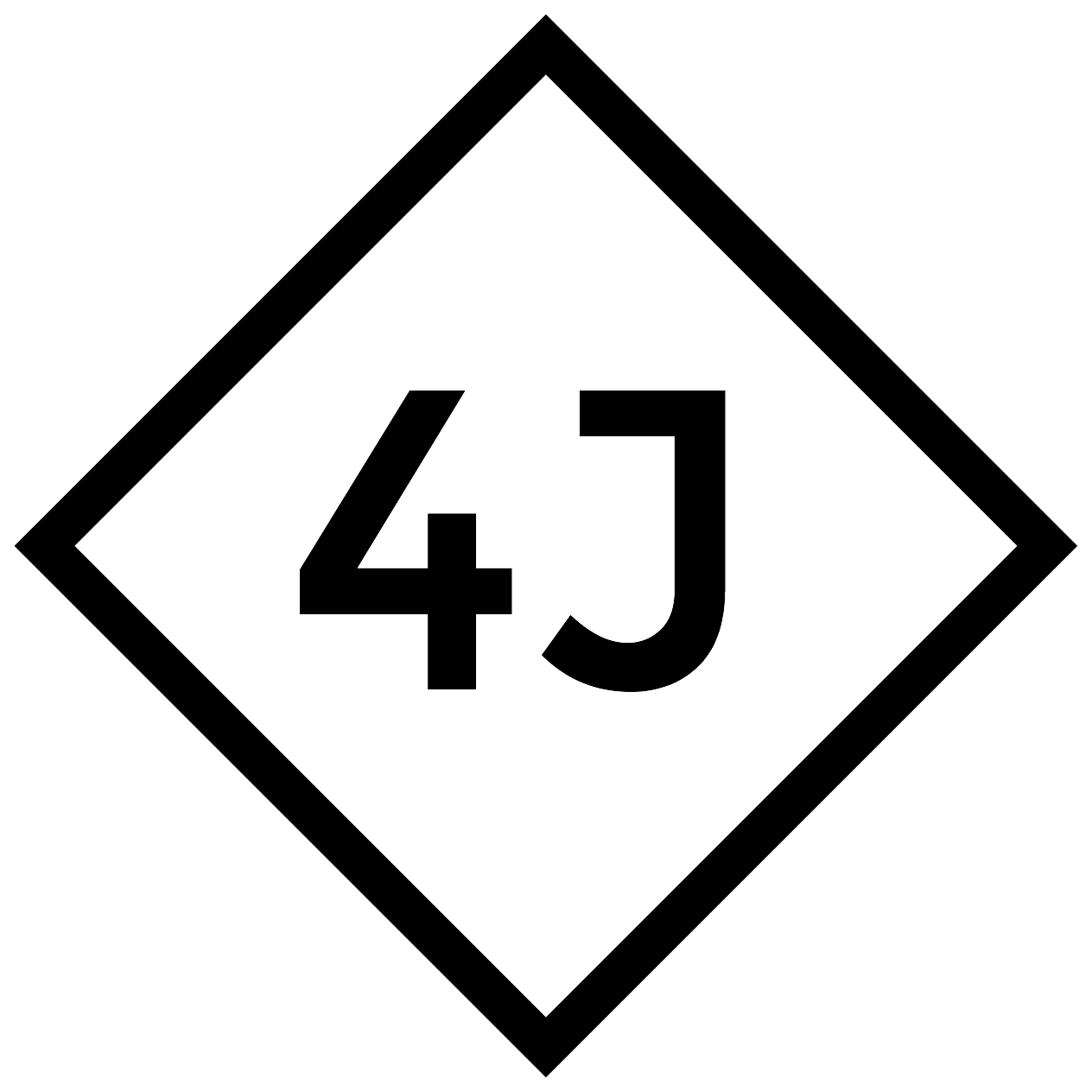 4J Logo - Widow in 4J