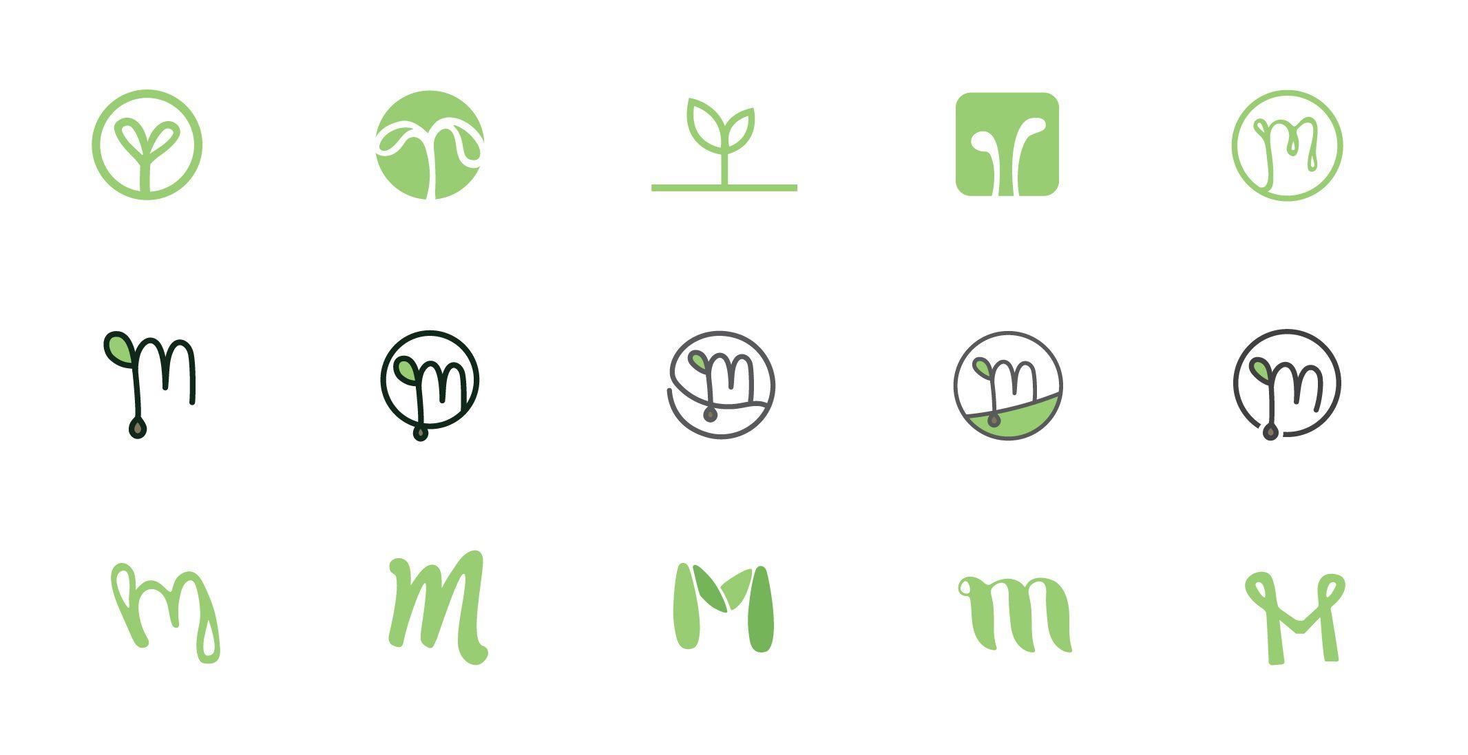 Microgreens Logo - Logo Process #logo #logodesign #greens #microgreens #modern #icon