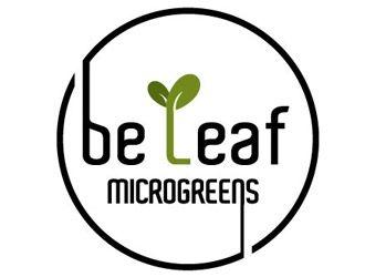 Microgreens Logo - Be Leaf Microgreens logo design - 48HoursLogo.com