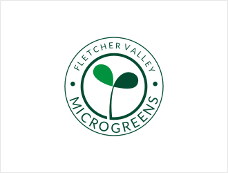Microgreens Logo - Fletcher Valley Microgreens logo design - 48HoursLogo.com