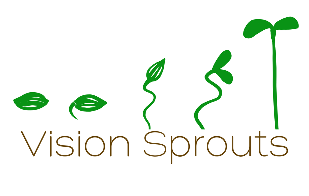 Microgreens Logo - Vision Sprouts and Microgreens