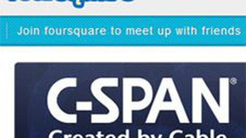 C-SPAN Logo - Foursquare And C SPAN Team Up For Political Education