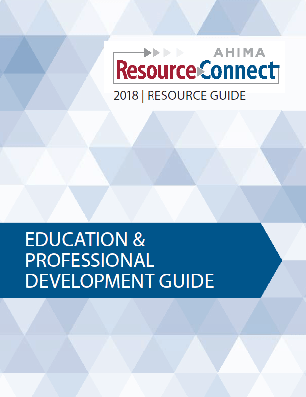 AHIMA Logo - 2018 Education and Professional Development Guide | Journal of AHIMA