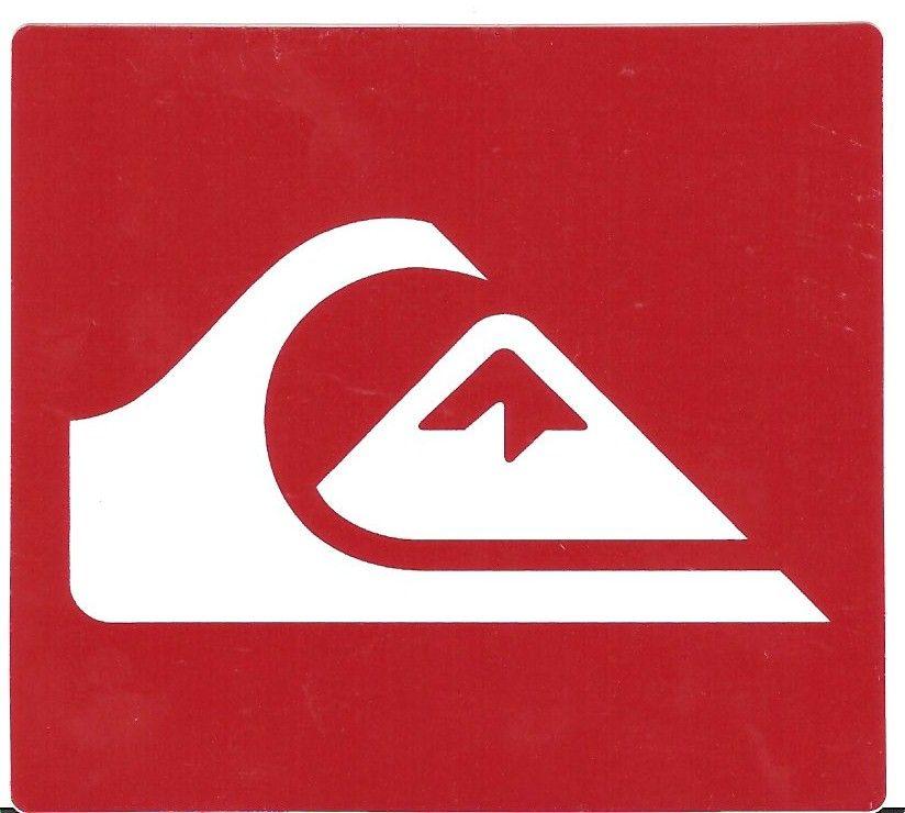 Red Clothing Logo - Quicksilver clothes Logos