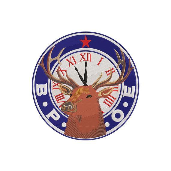 BPOE Logo - BPOE Lodge Emblem or Logo Embroidery Design