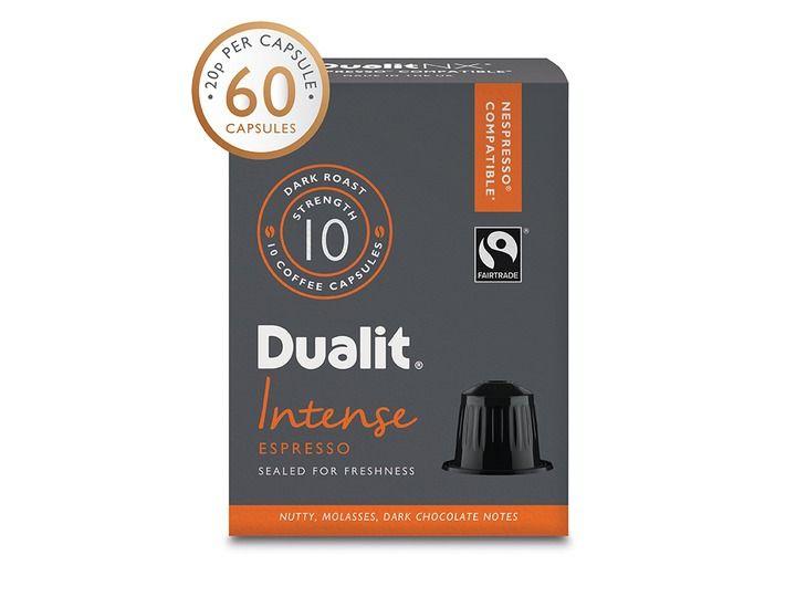 Dualit Logo - MULTIPACK SAVING - 60 Capsules 10 Capsule Pack Intense Espresso | NX ...