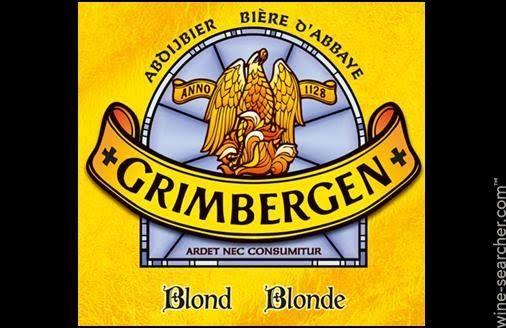 Grimbergen Logo - Grimbergen Blonde Abbaye Beer, Belgium