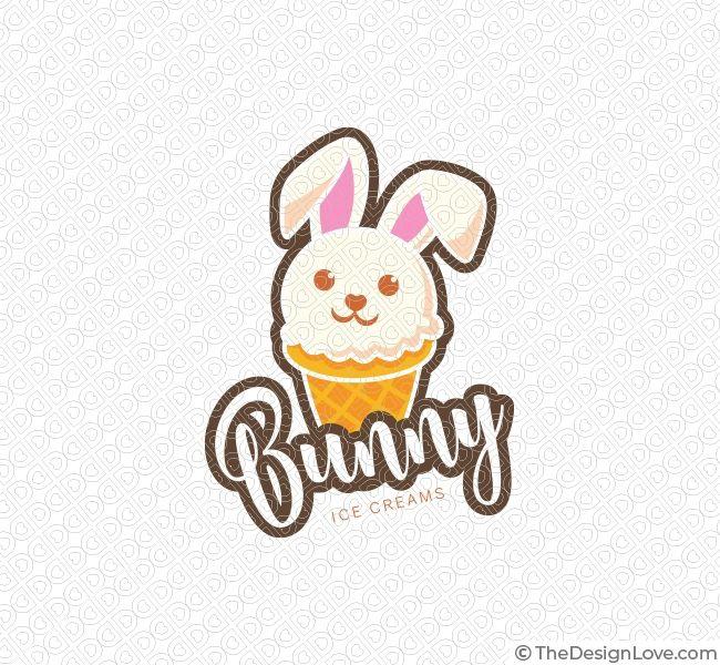 Banny Logo - Bunny Ice Cream Logo & Business Card Template