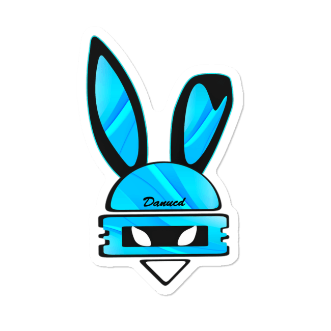 Banny Logo - Danucd Bunny Logo Sticker Sticker By Danucd Design By Humans
