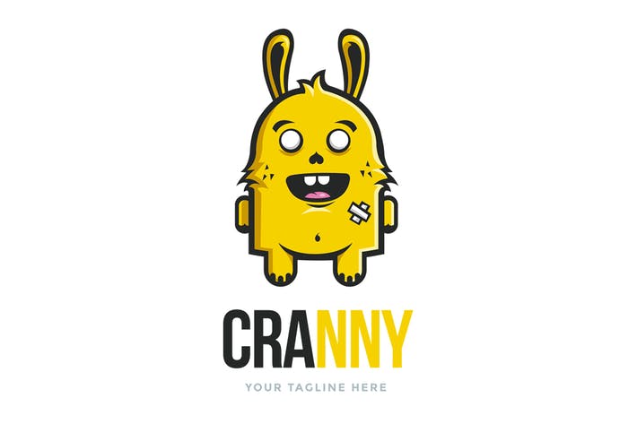 Banny Logo - Crazy Bunny Logo Template by Odin_Design on Envato Elements