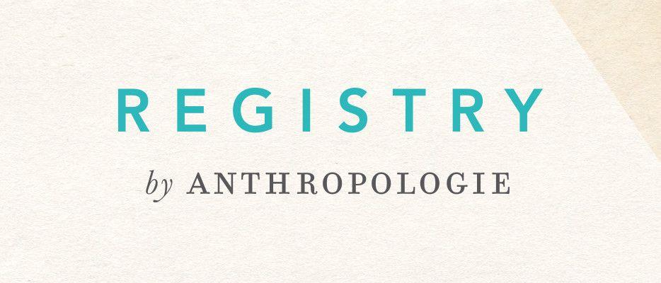 Antropologie Logo - Gift Registry