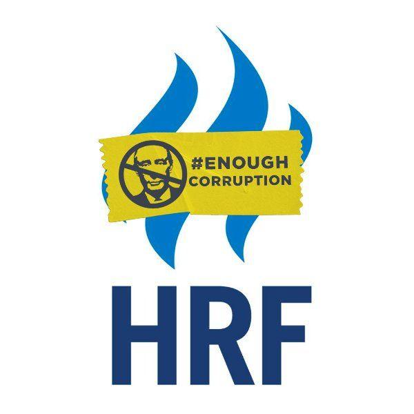 Hrf Logo - HRF #enough with #Putin's corruption