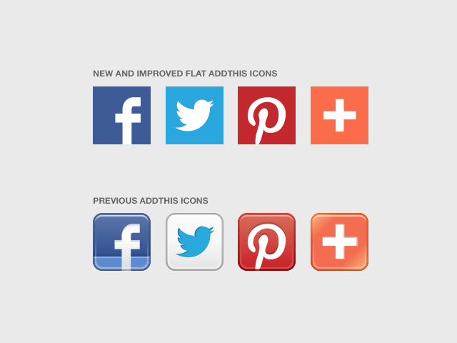Addthis Logo - AddThis Social Icons Go Flat - AddThis