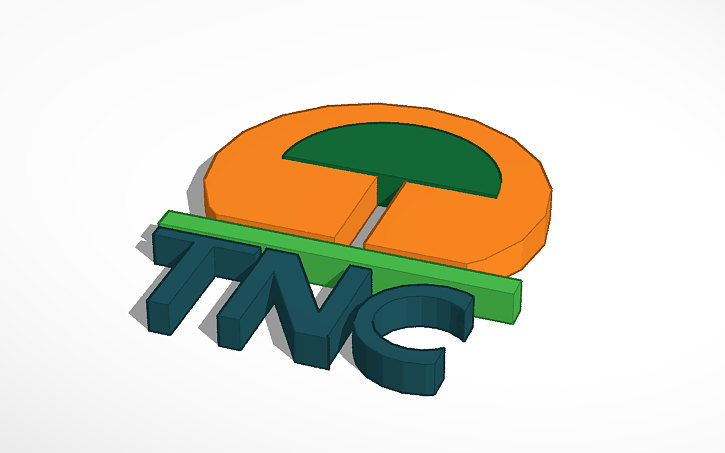 TNC Logo - 3D design TNC Logo 3 | Tinkercad