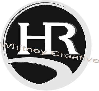 Rambler Logo - HOLIDAY RAMBLER RV LOGO Lettering decal Graphic Black 9.5 inch on CHROME