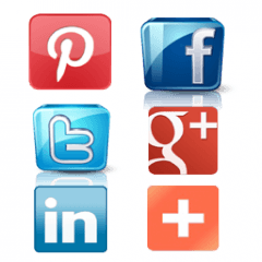 Addthis Logo - Prestashop Pinterest, Facebook, Twitter, Google +1, LinkedIn ...