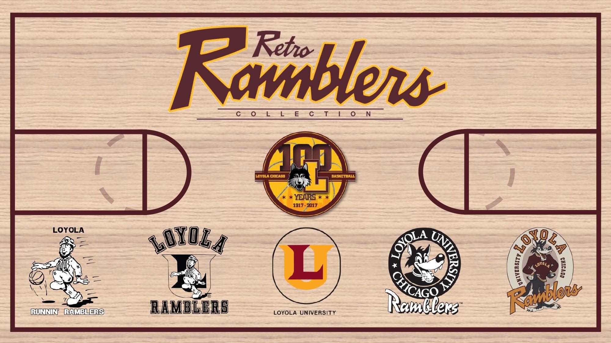 Rambler Logo - Loyola And Learfield Licensing Partners Launch Retro Rambler