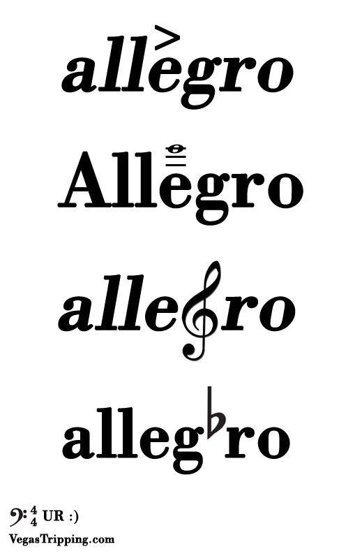 Allegro Logo - Old News Dept: The Allegro Signage and Logo : VegasTripping.com