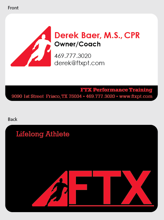 Ftx Logo - FTX Performance Training Logo and Branding
