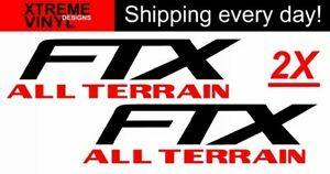 Ftx Logo - Details about Set of 2 Ford F-150 FTX ALL TERRAIN Bed Side Decals Stickers