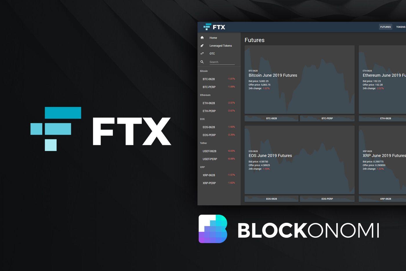 Ftx Logo - FT Exchange (FTX) Review: Cryptocurrency Derivatives Exchange
